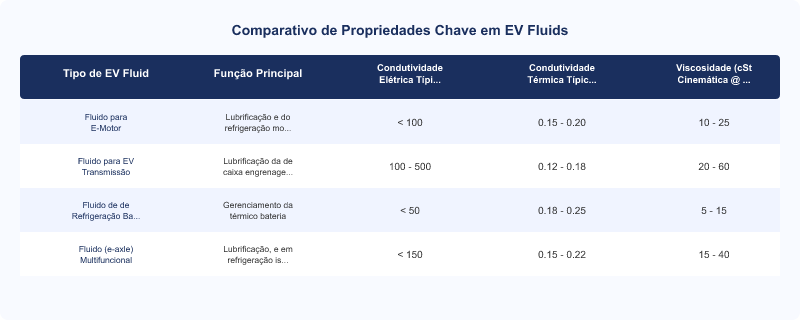 Diagrama técnico: Lubrificantes para Veículos Elétricos: Desafios e Especificações Técnicas